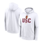 USC Trojans Men's Nike White Club Fleece Pullover Hoodie